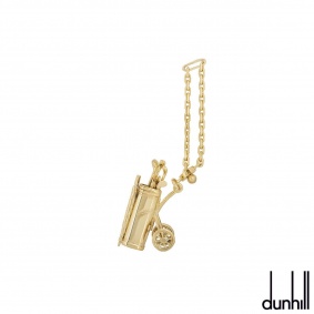 Dunhill Yellow Gold Golf Trolly Key Chain Dunhill Yellow Gold Golf Trolly Key Chain